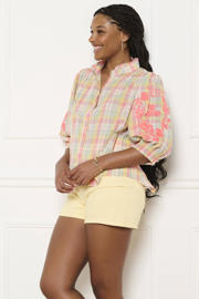 thumbnail: LOLALIZA geruit blouse multi