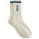 WE Fashion sokken ecru/groen