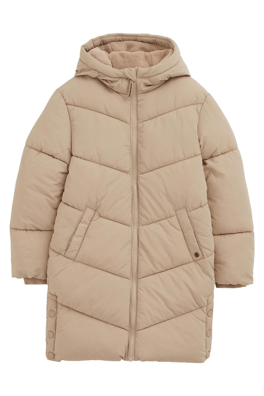 WE Fashion gewatteerde winterjas - beige