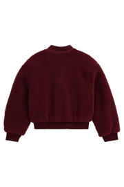 thumbnail: WE Fashion teddy jas - donkerrood