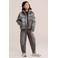 WE Fashion quilted gewatteerde jas - zilver