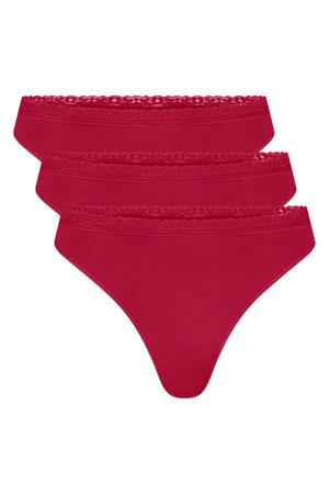 string Amber (set van 3) rood