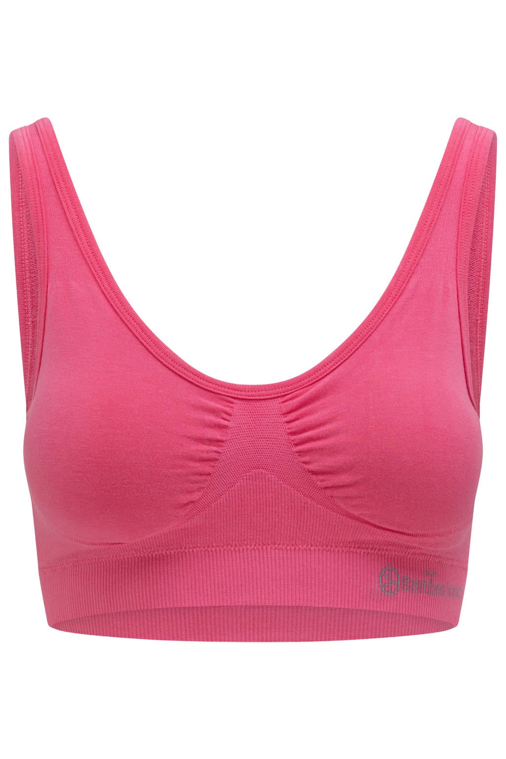Bamboo Basics Fleur voorgevormde seamless bamboe bh top - roze