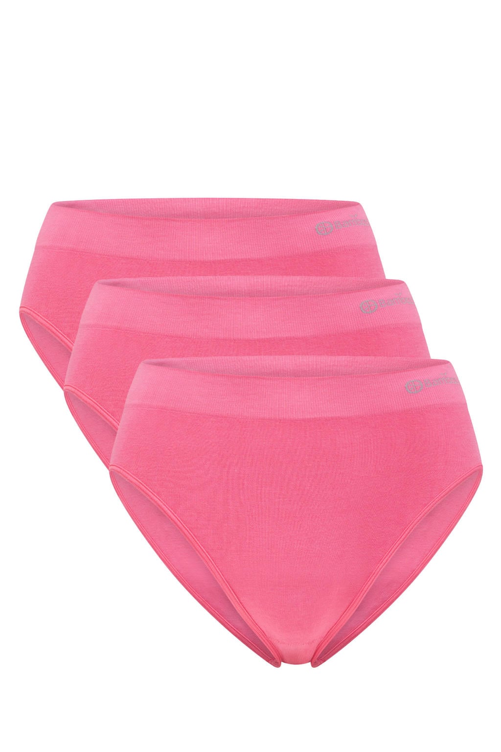 Bamboo Basics Belle slip met bamboe- roze (set van 3)