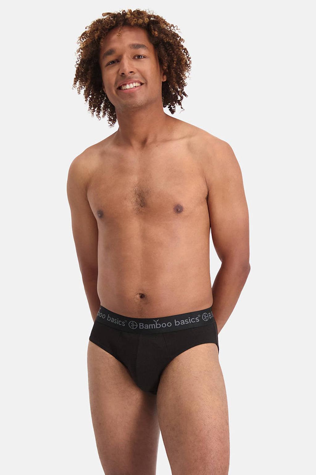 Bamboo Basics slips James - zwart (set van 3)