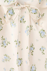 thumbnail: Mango gebloemde maxi jurk ecru
