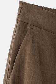 thumbnail: Mango straight regular waist broek bruin