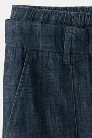 thumbnail: Mango wide leg jeans dark blue denim