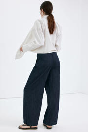 thumbnail: Mango wide leg jeans dark blue denim