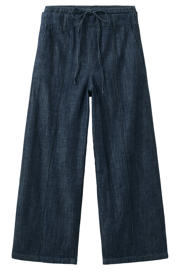 thumbnail: Mango wide leg jeans dark blue denim