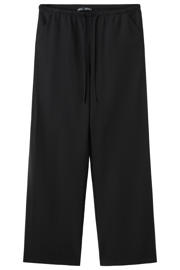 thumbnail: Mango wide leg regular waist broek zwart