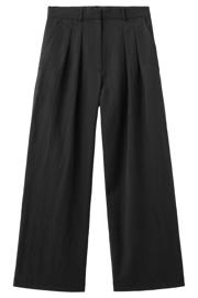 thumbnail: Mango straight regular waist broek zwart