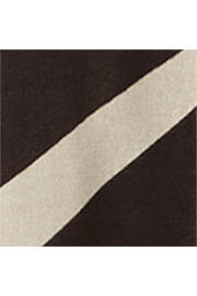 thumbnail: Mango wide leg high waist casual broek met zebraprint bruin