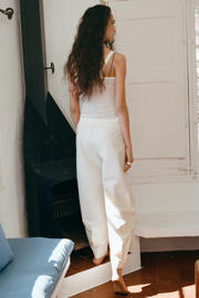 thumbnail: Mango straight regular waist casual broek beige