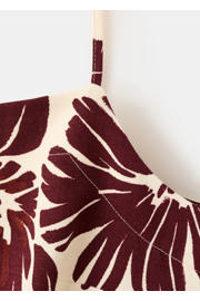 thumbnail: Mango gebloemde top donkerrood