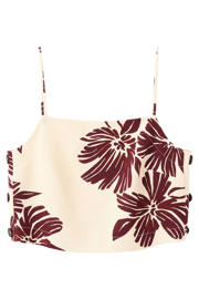 thumbnail: Mango gebloemde top donkerrood