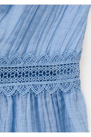 thumbnail: Mango cropped top broderie lichtblauw