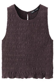thumbnail: Mango cropped top donkerbruin