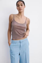 thumbnail: Mango regular waist jort light blue denim