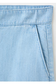 thumbnail: Mango regular waist jort light blue denim