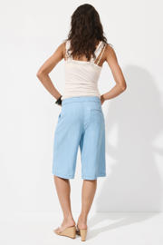 thumbnail: Mango regular waist jort light blue denim