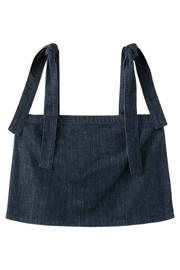 thumbnail: Mango top dark blue denim