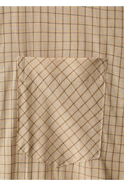 thumbnail: Mango geruit blouse beige