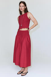 thumbnail: Mango midi rok rood