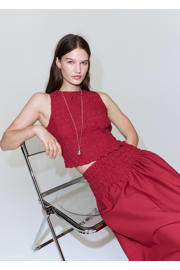 thumbnail: Mango midi rok rood