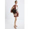 Mango gebloemde blouse donkerrood