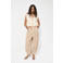Mango top broderie beige