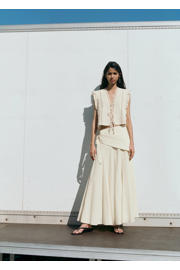 thumbnail: Mango top broderie beige