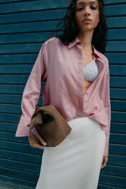 thumbnail: Mango linnen midi rok wit