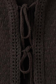 thumbnail: Mango gebreide gilet bruin