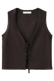 thumbnail: Mango gebreide gilet bruin
