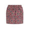 TYGO & vito korte rok met panterprint - beige/paars/roze