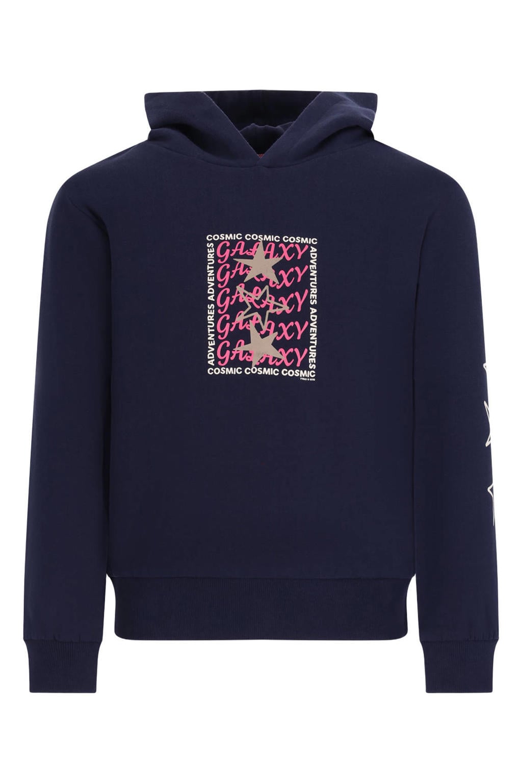 TYGO & vito hoodie met sterren - donkerblauw