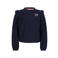 TYGO & vito blousetop met ruches - donkerblauw