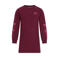 TYGO & vito midi sweatjurk met sterren - donkerrood