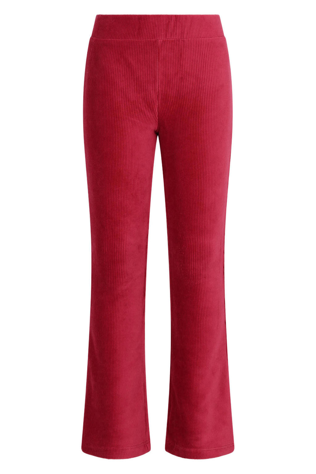 TYGO & vito fluwelen flared broek - rood