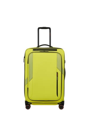 trolley Glazed 67 cm. Expandable limegroen