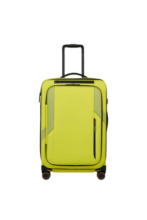 trolley Glazed 67 cm. Expandable limegroen