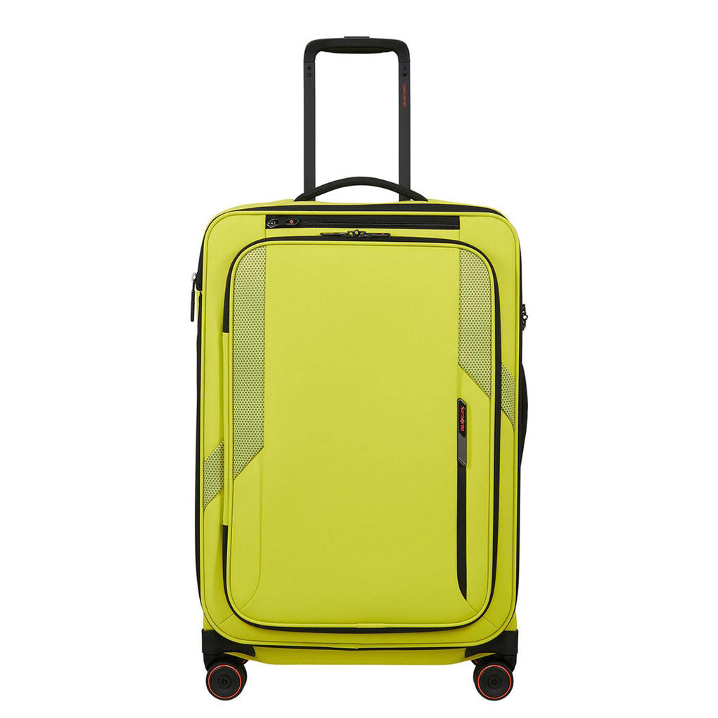 Samsonite trolley Glazed 67 cm. Expandable limegroen