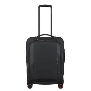 trolley Glazed 55 cm. Expandable zwart