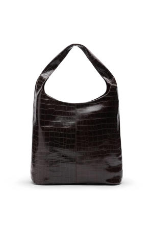 leren shopper donkerbruin