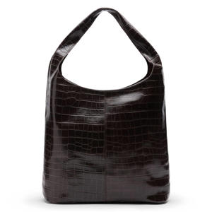 leren shopper donkerbruin