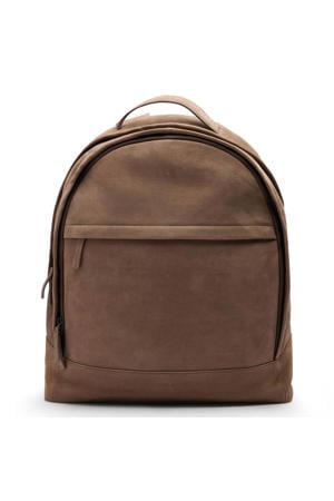 suede rugzak taupe