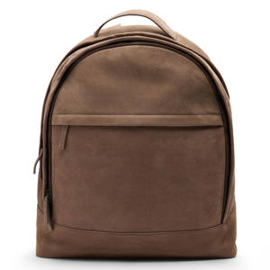 suede rugzak taupe
