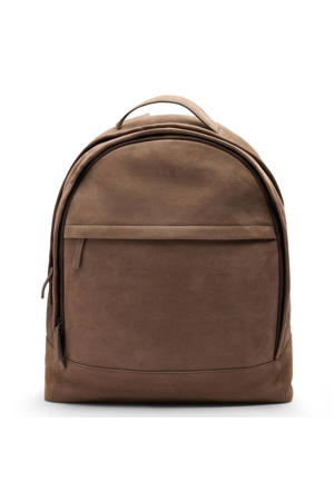 suede rugzak taupe
