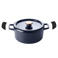 Alva Braadpan met deksel - Dutch Oven Nori Gietijzer ø 26 cm + Gratis handvaten - geëmailleerde anti-aanbaklaag